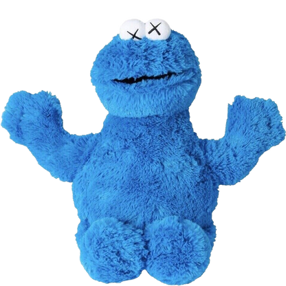 "Kaws Cookie Monster" Plushie