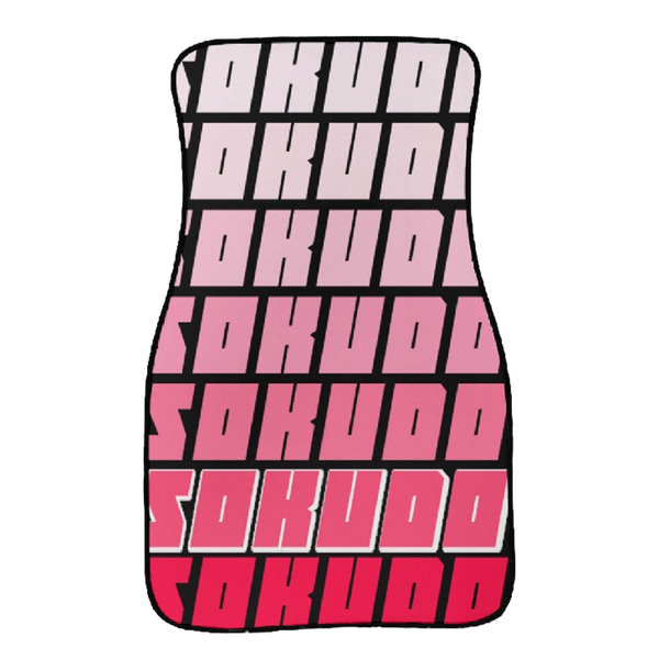 "RED FADED" FLOOR MATS