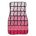 "RED FADED" FLOOR MATS