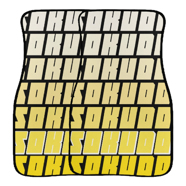 "YELLOW FADED" FLOOR MATS