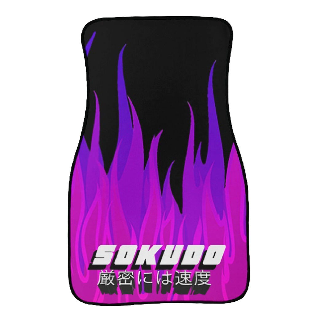 "PURPLE INFERNO" FLOOR MATS
