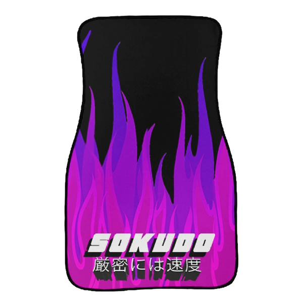 "PURPLE INFERNO" FLOOR MATS