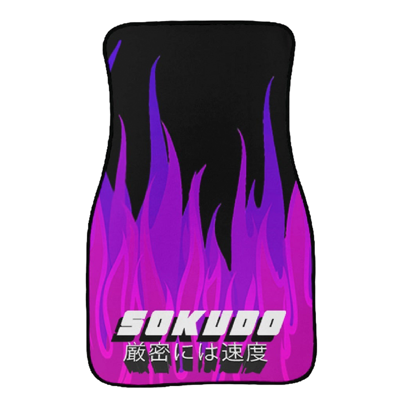 "PURPLE INFERNO" FLOOR MATS