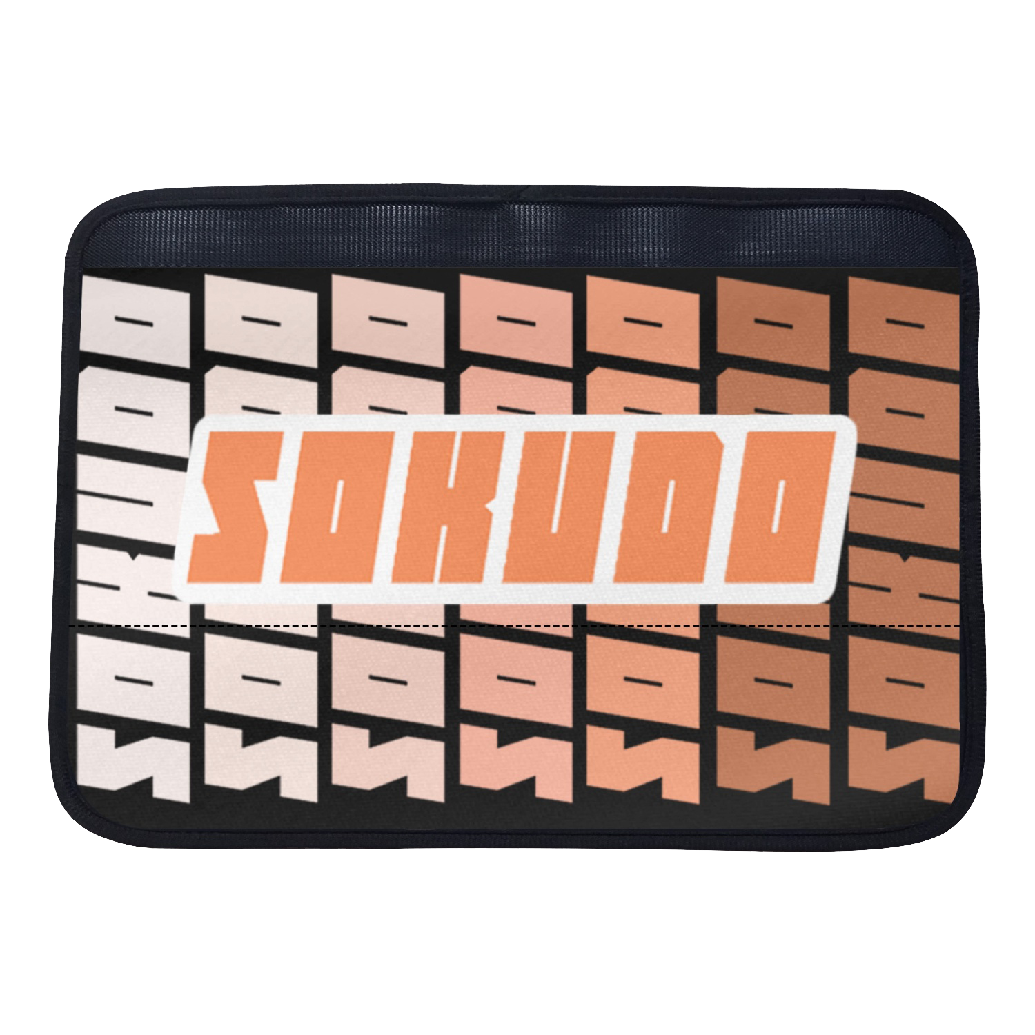 "ORANGE FADED" Seat Belt Cushion