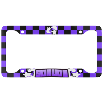 "PURPLE SUPERSTAR" PLATE FRAME