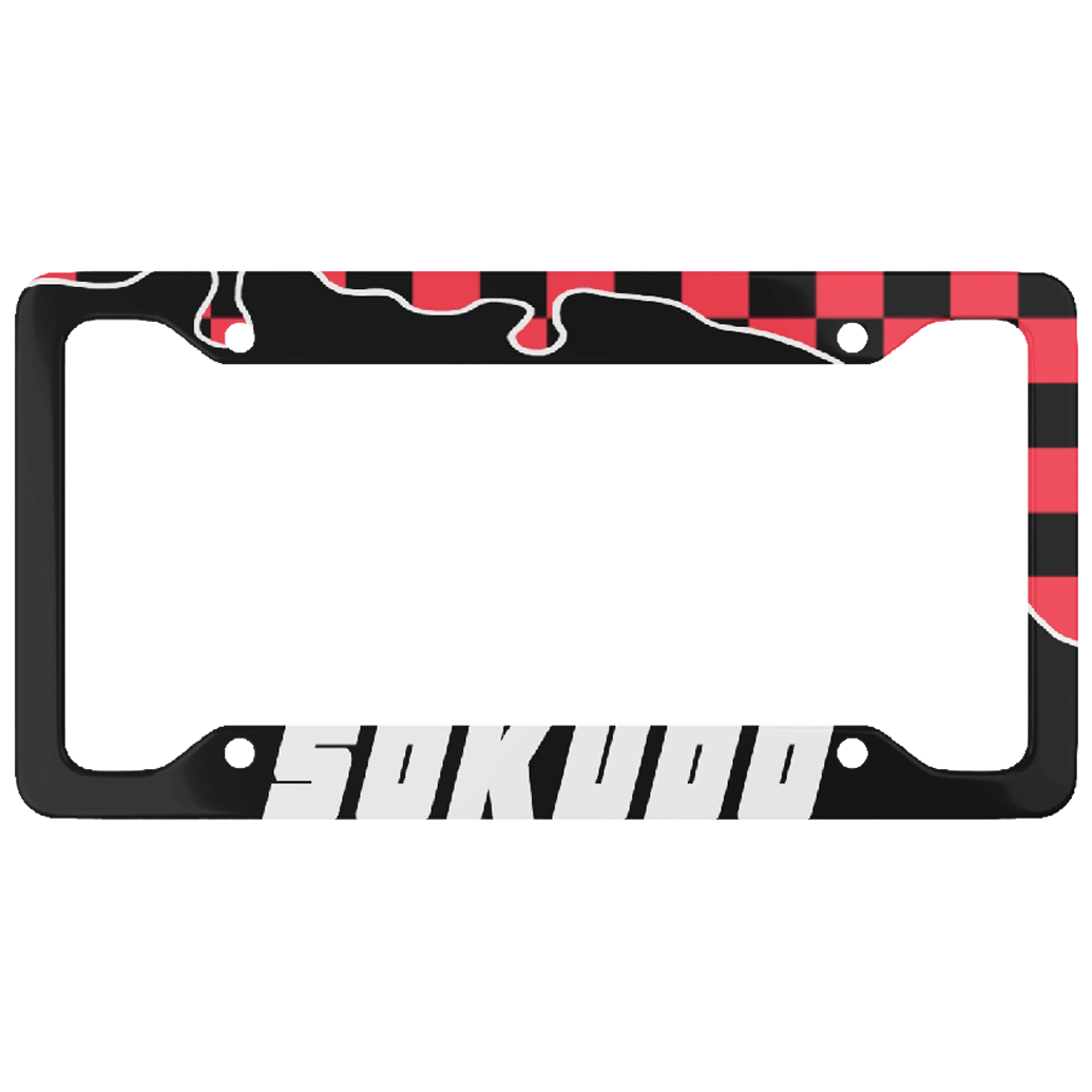 "RED OOZE" PLATE FRAME