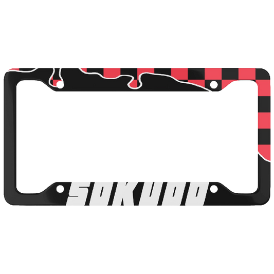 "RED OOZE" PLATE FRAME