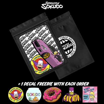 "SOKUDO GAS" SIMPSON DECAL