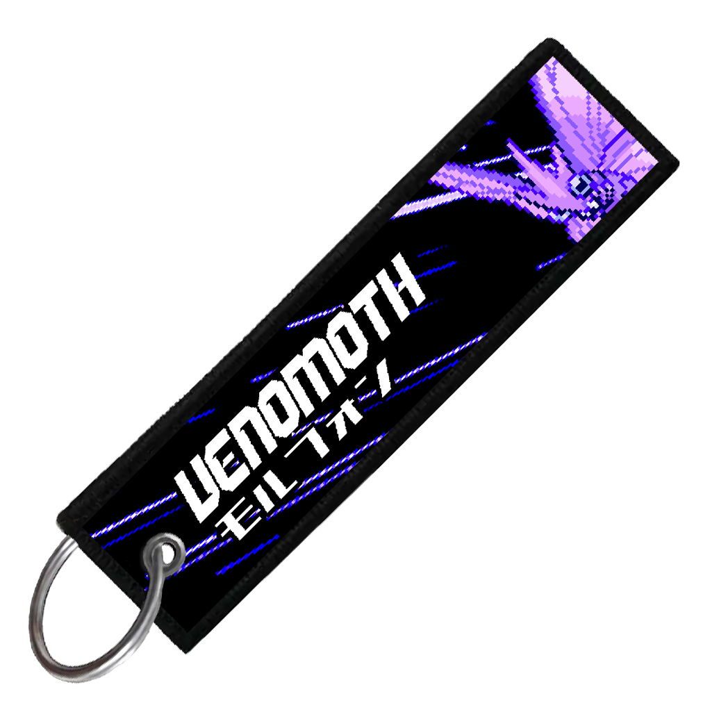 "JAPANESE VENOMOTH" CUSTOM KEY TAG