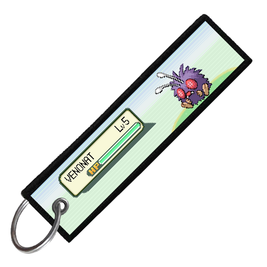 "VENONAT BATTLE ENCOUNTER" CUSTOM KEY TAG