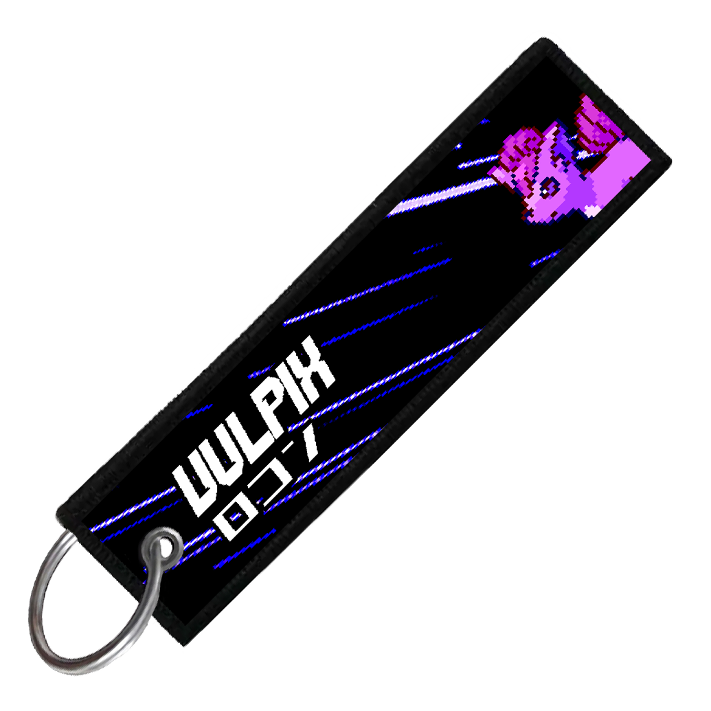 "JAPANESE VULPIX" CUSTOM KEY TAG