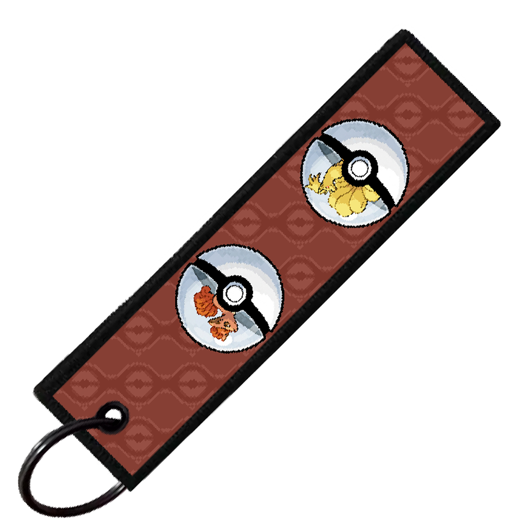 "VULPIX POKEBALL EVO" CUSTOM KEY TAG