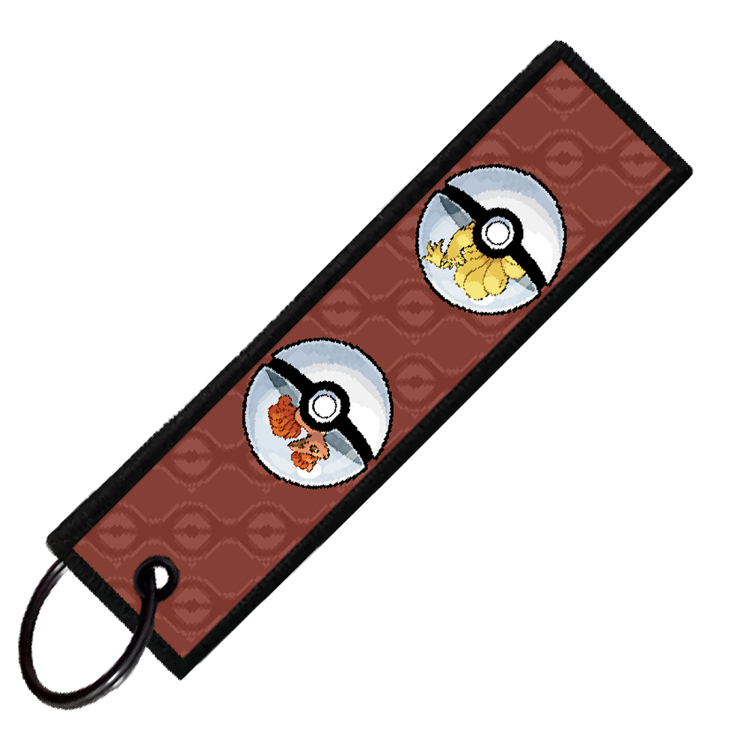 "VULPIX POKEBALL EVO" CUSTOM KEY TAG