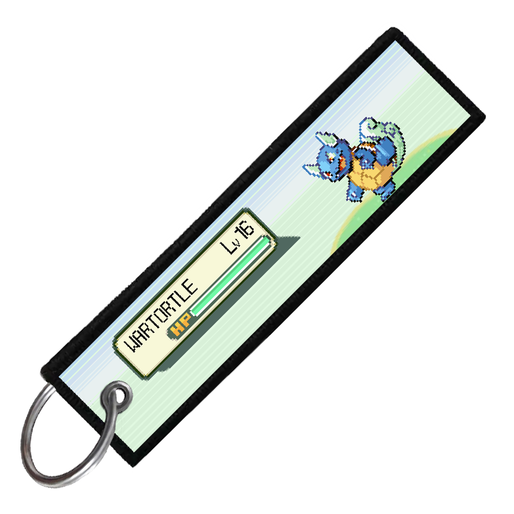 "WARTORTLE BATTLE ENCOUNTER" CUSTOM KEY TAG