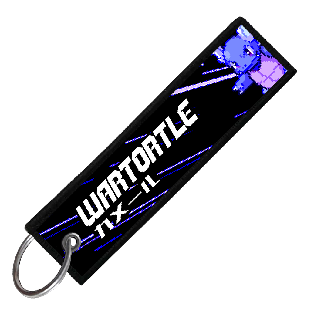 "JAPANESE WARTORTLE" CUSTOM KEY TAG