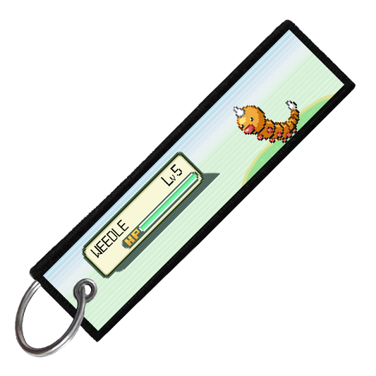 "WEEDLE BATTLE ENCOUNTER" CUSTOM KEY TAG