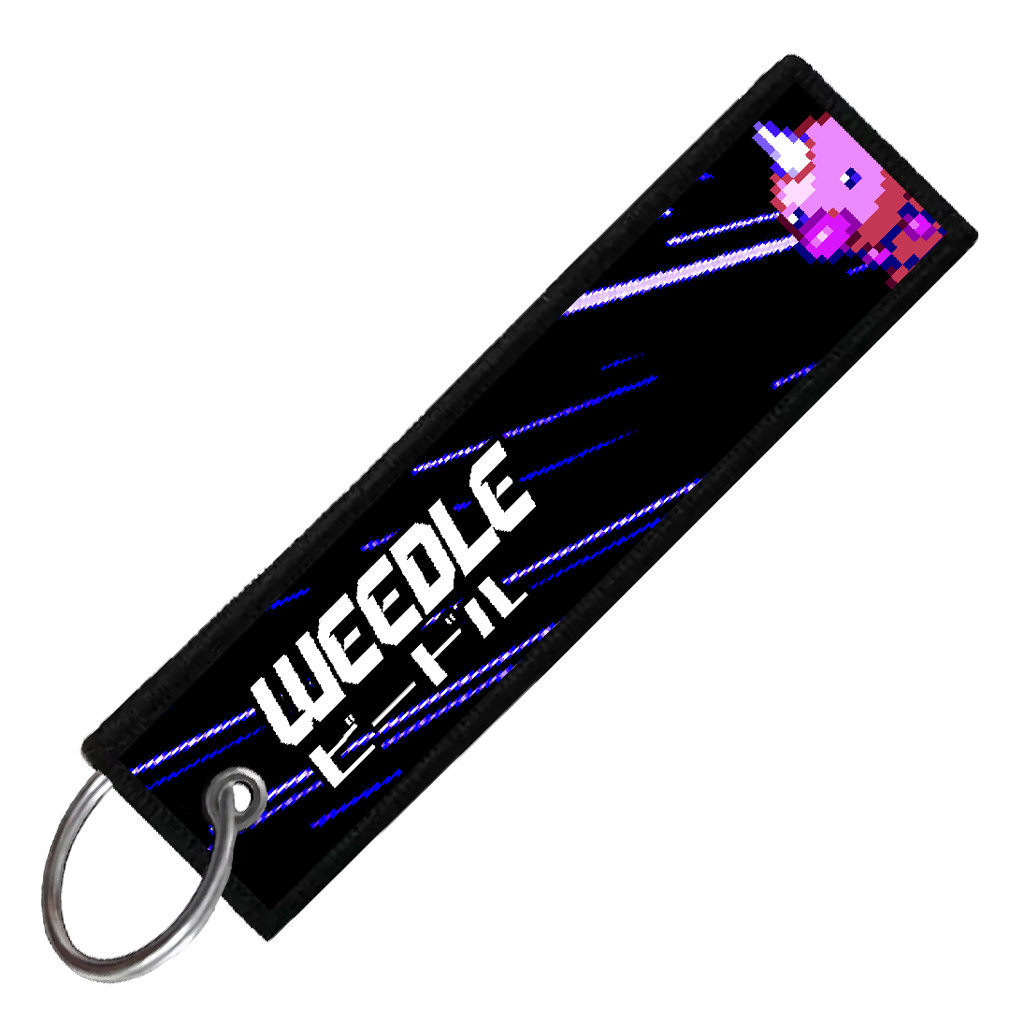 "JAPANESE WEEDLE" CUSTOM KEY TAG