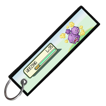 "WEEZING BATTLE ENCOUNTER" CUSTOM KEY TAG