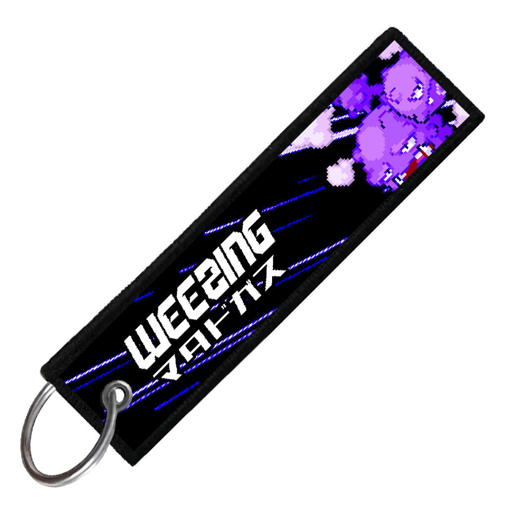 "JAPANESE WEEZING" CUSTOM KEY TAG