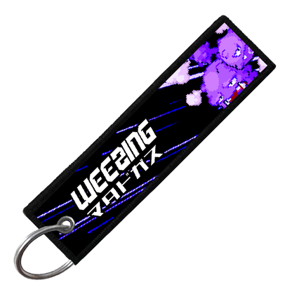 "JAPANESE WEEZING" CUSTOM KEY TAG