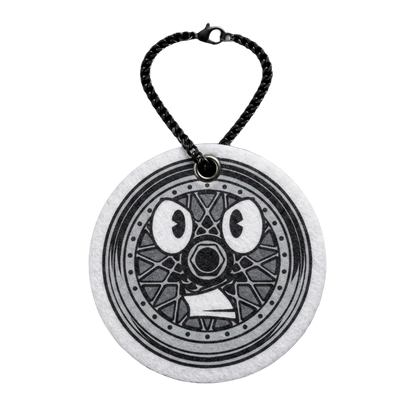 WHEELIE HEAD Air Freshener — Front