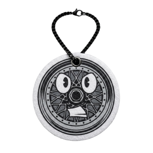 WHEELIE HEAD Air Freshener — Front