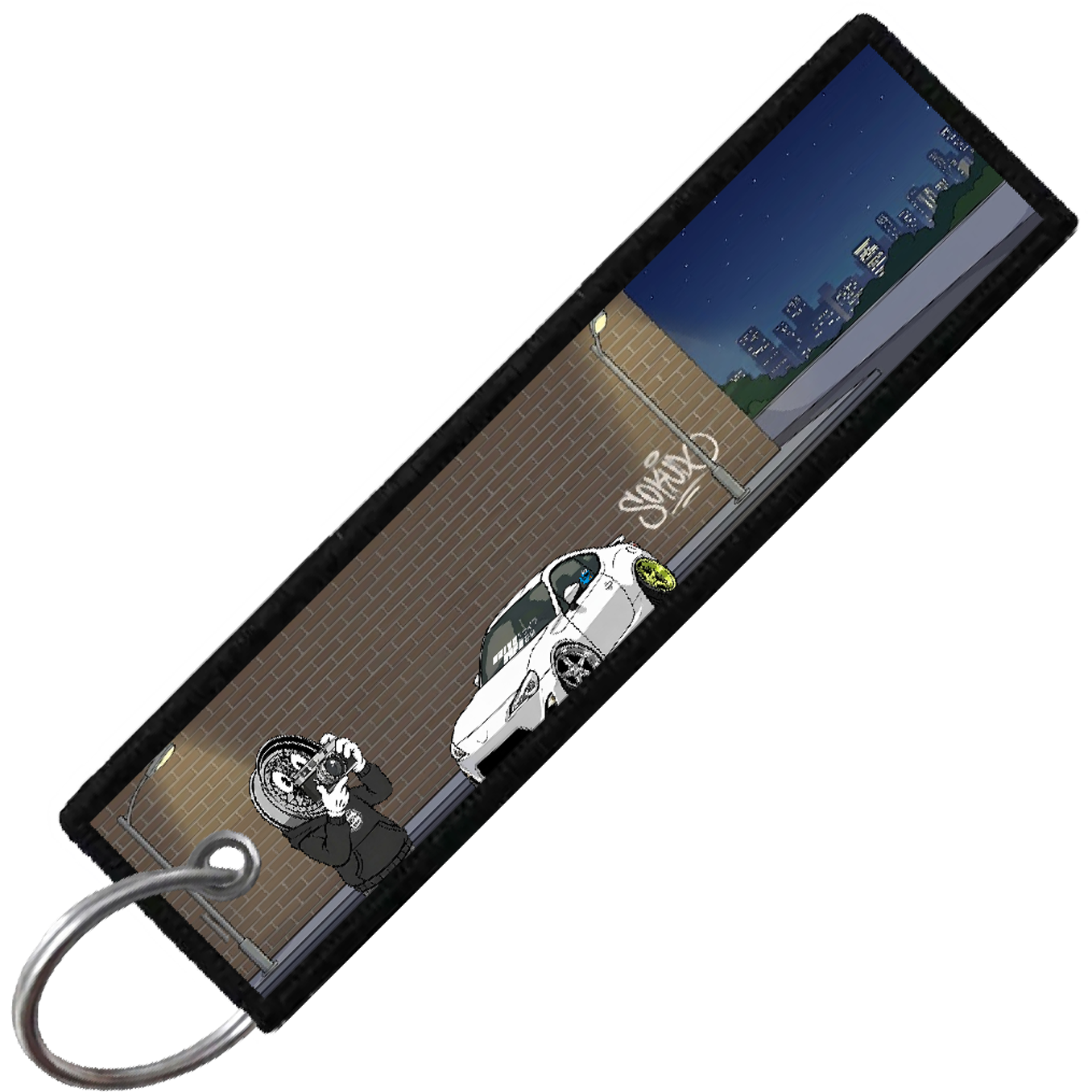 "WHEELIE PHOTOSHOOT" CUSTOM KEY TAG