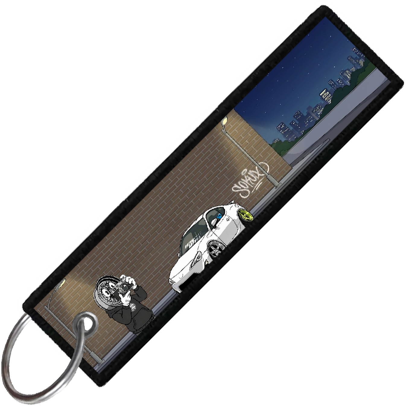 "WHEELIE PHOTOSHOOT" CUSTOM KEY TAG
