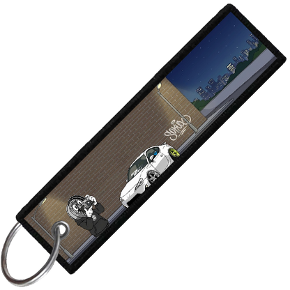 "WHEELIE PHOTOSHOOT" CUSTOM KEY TAG