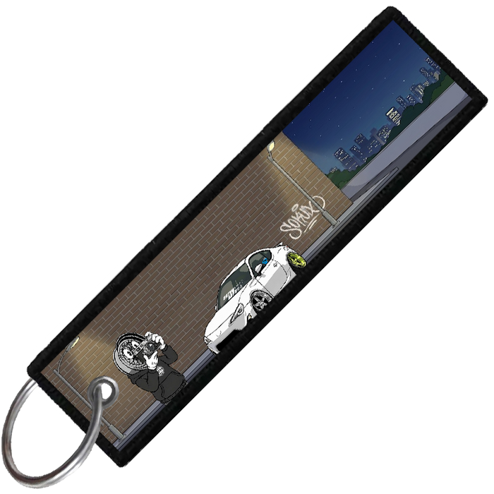 "WHEELIE PHOTOSHOOT" CUSTOM KEY TAG