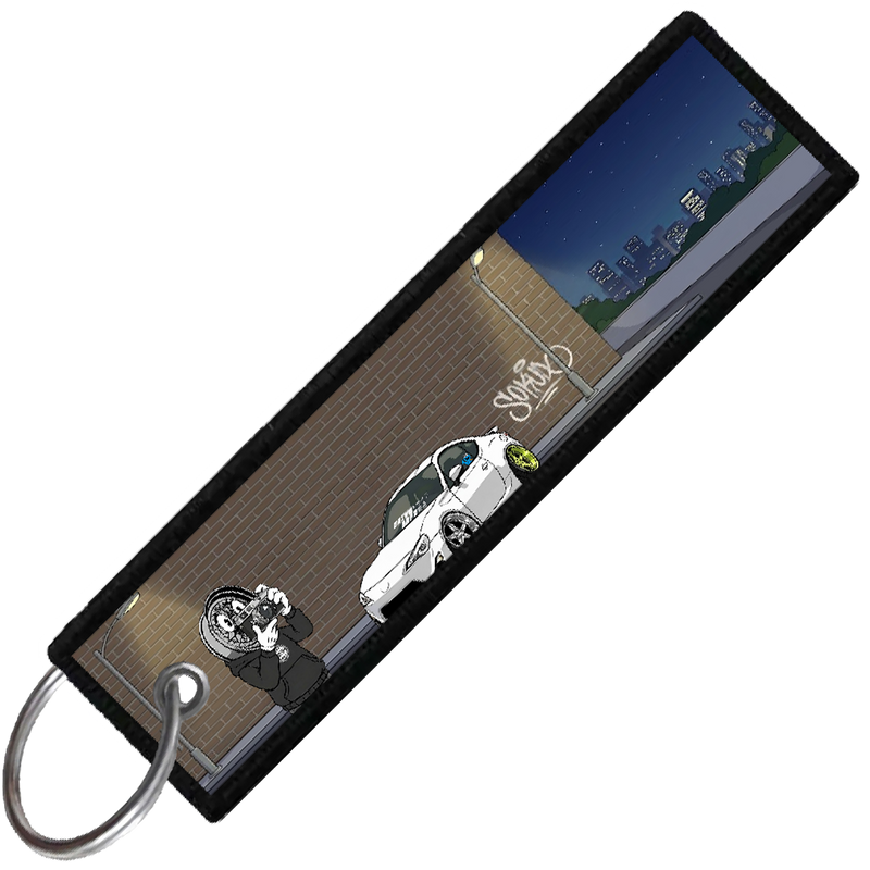 "WHEELIE PHOTOSHOOT" CUSTOM KEY TAG