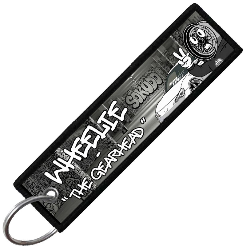 "WHEELIE PROFILE CARD" CUSTOM KEY TAG