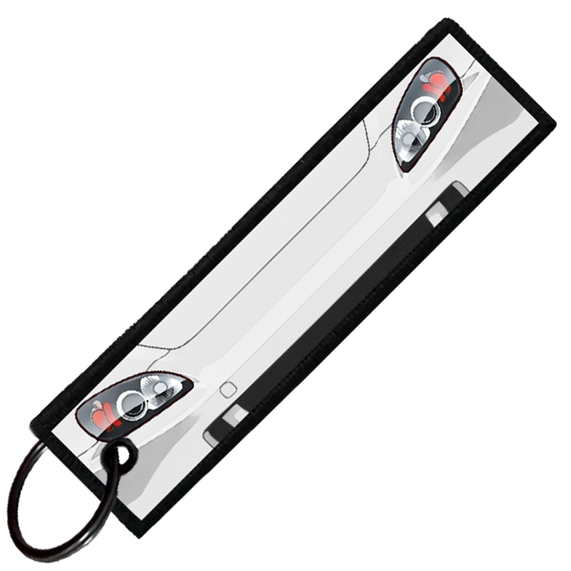 "WHITE S2000 PORTRAIT" CUSTOM KEY TAG