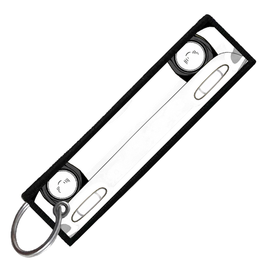 "WHITE MIATA PORTRAIT" CUSTOM KEY TAG