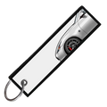 "WHITE 370Z SIDE PROFILE" CUSTOM KEY TAG