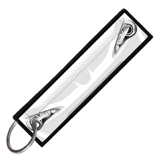 "WHITE BRZ/86/FRS PORTRAIT" CUSTOM KEY TAG