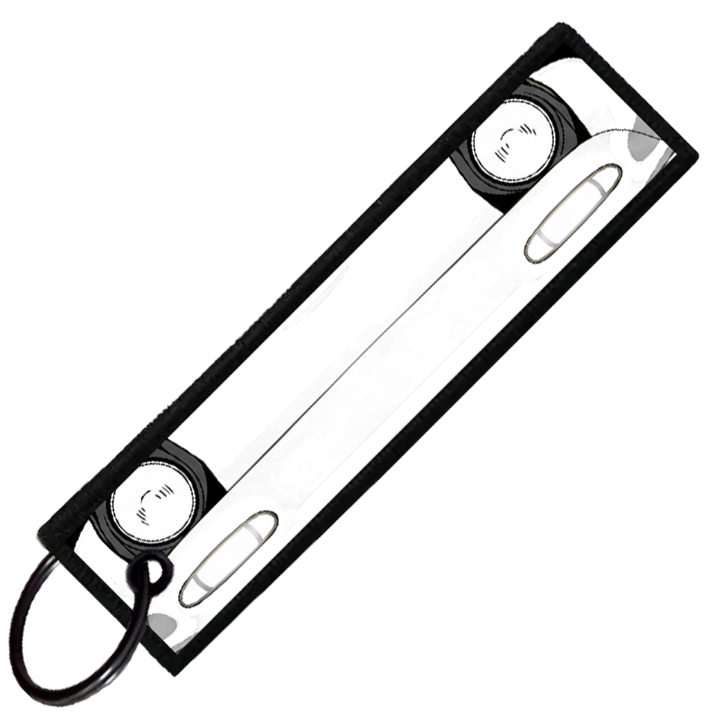"WHITE MIATA PORTRAIT" CUSTOM KEY TAG