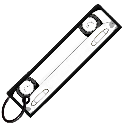 "WHITE MIATA PORTRAIT" CUSTOM KEY TAG