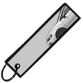 "WHITE WRX STI SIDE PROFILE" CUSTOM KEY TAG