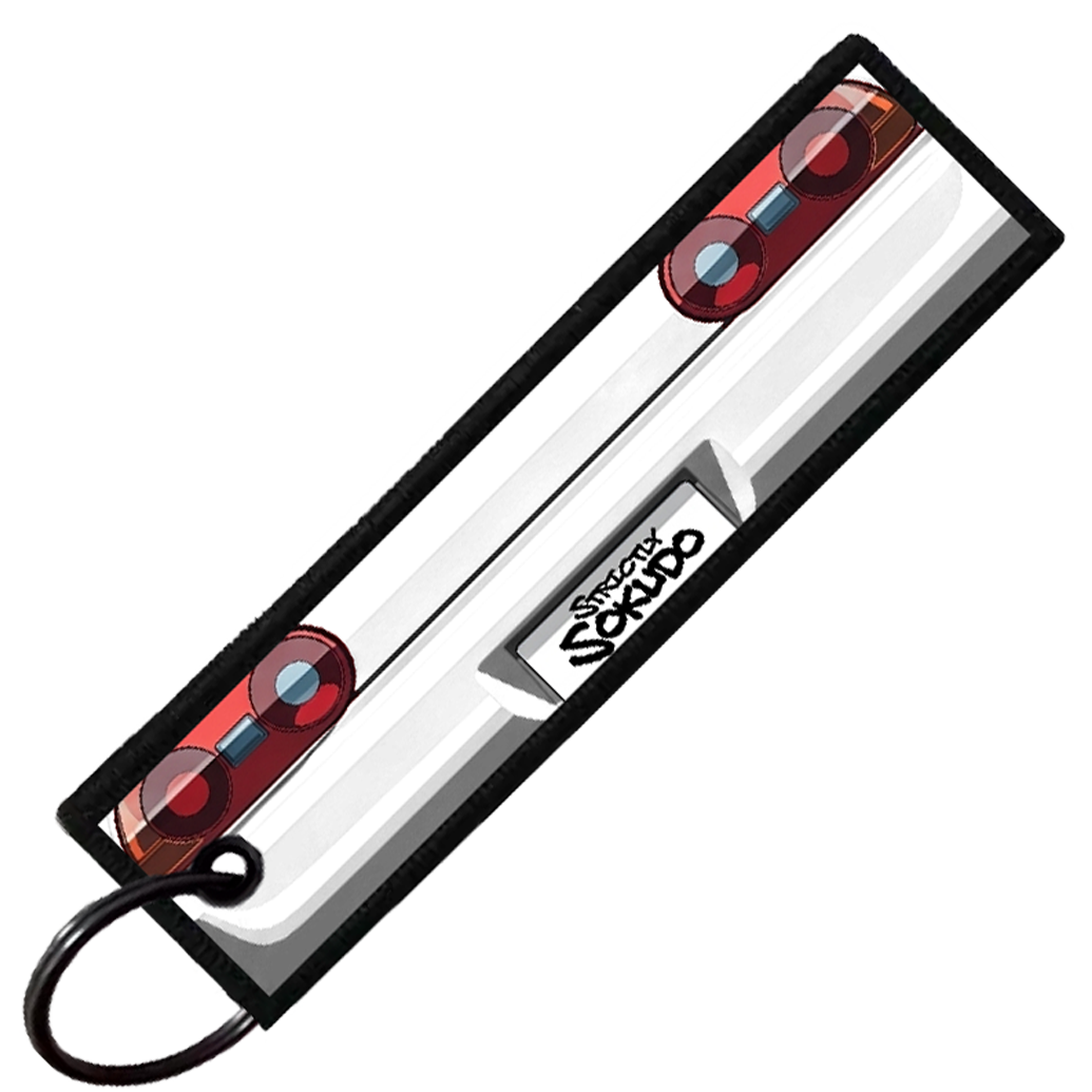 "WHITE R32 GTR PORTRAIT" CUSTOM KEY TAG