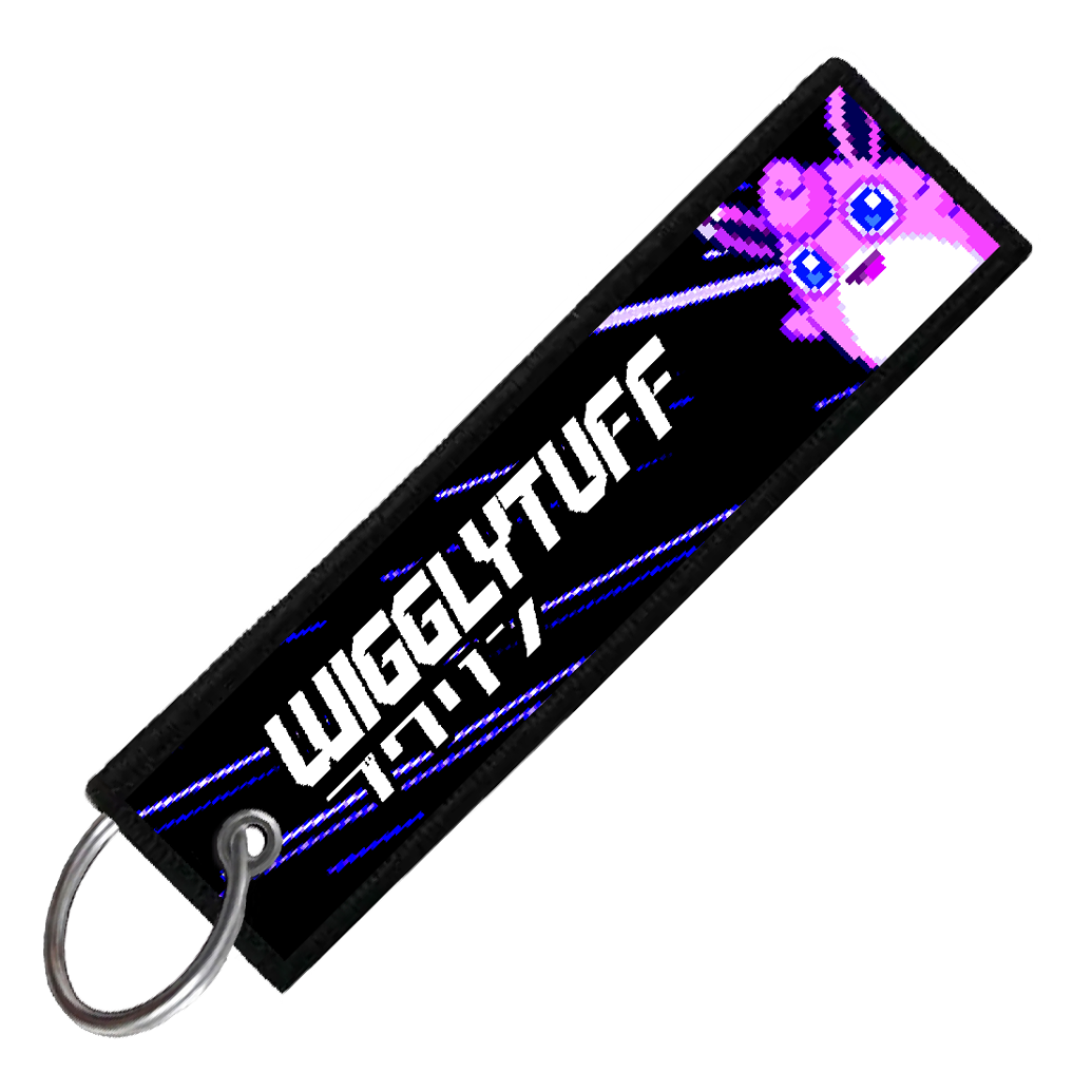 "JAPANESE WIGGLYTUFF" CUSTOM KEY TAG