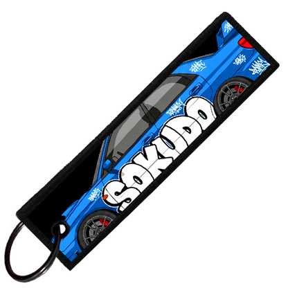 "WRX STI GRAFFITI GARAGE" Custom Key Tag