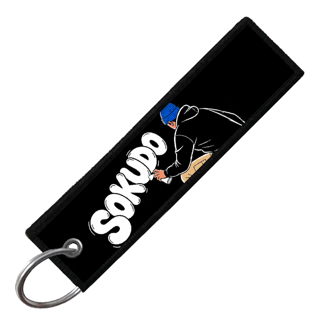 "WRX STI GRAFFITI GARAGE" Custom Key Tag