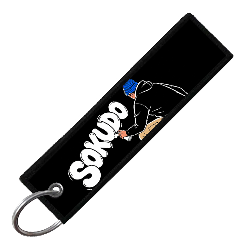 "WRX STI GRAFFITI GARAGE" Custom Key Tag