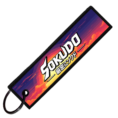 "WRX STI SLAMMED SUNSET" CUSTOM KEY TAG