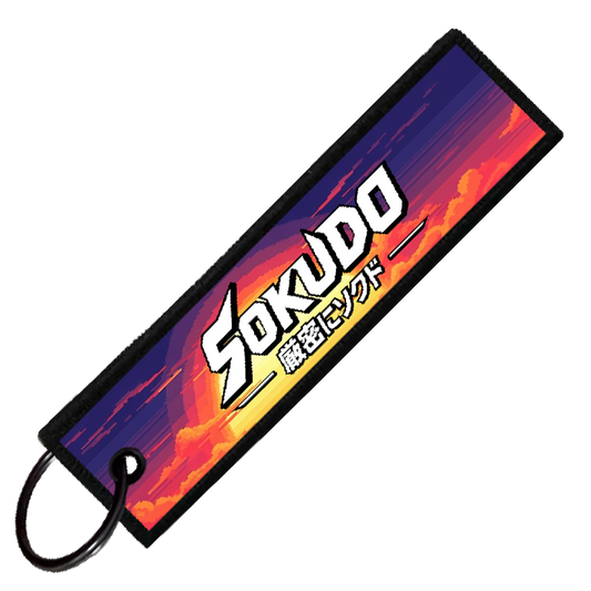 "WRX STI SLAMMED SUNSET" CUSTOM KEY TAG