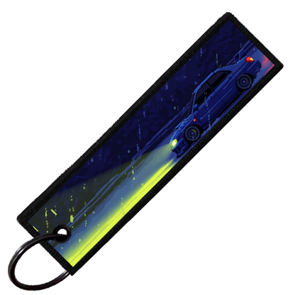 "WRX STI PIXEL SIDE PROFILES" CUSTOM KEY TAG