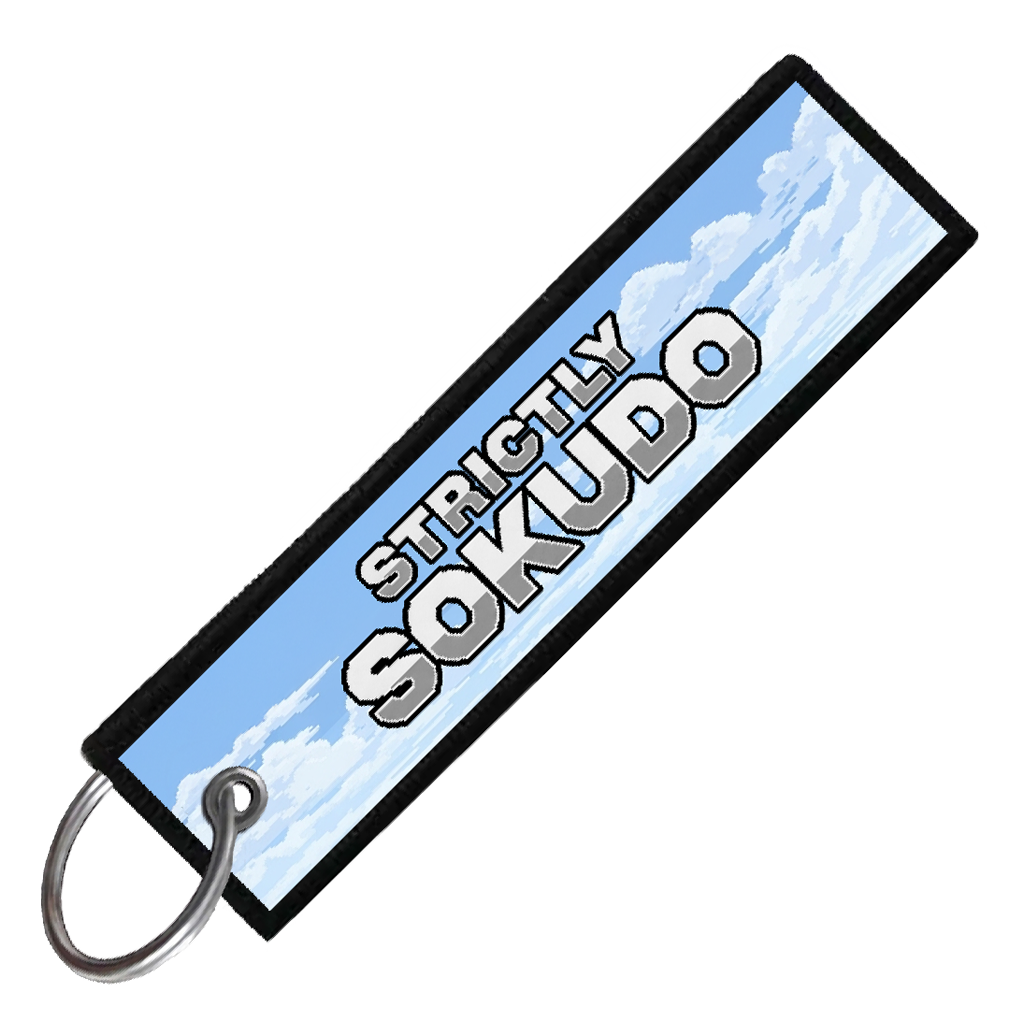 "WRX STI 8-BIT RALLY" CUSTOM KEY TAG