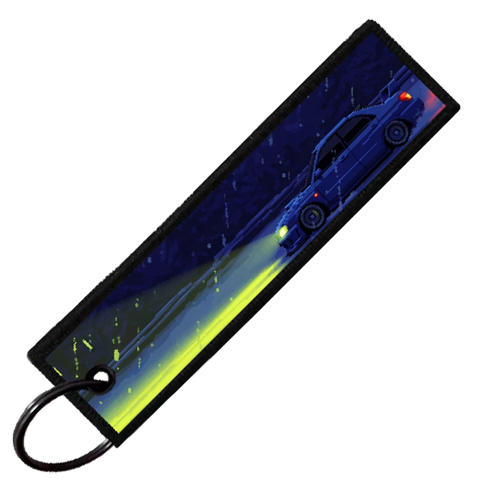 "WRX STI PIXEL SIDE PROFILES" CUSTOM KEY TAG