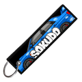 "WRX STI GRAFFITI GARAGE" Custom Key Tag